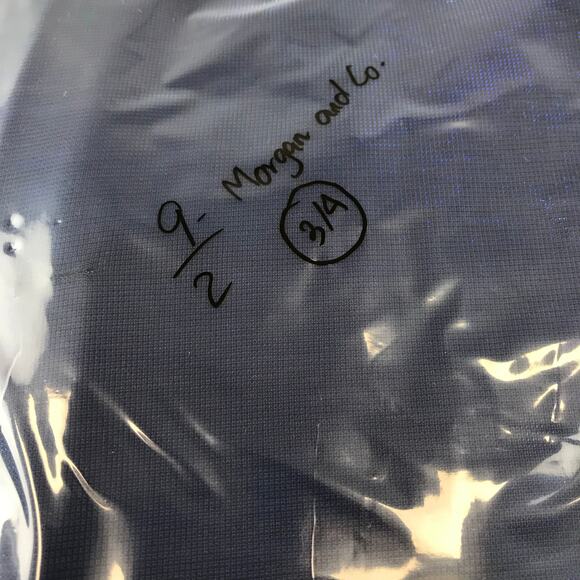 Vintage Morgan & Co Blue Slip Dress Y2K Formal Gown size 3/4 - Picture 13 of 13